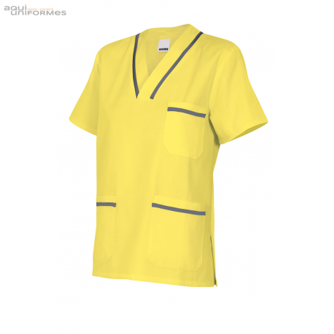 Casaca pijama color amarillo claro PERSONALIZABLE Ref:B589AC