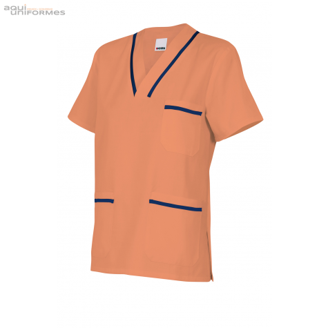 Casaca pijama color naranja claro PERSONALIZABLE Ref:B589NC