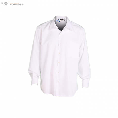 Camisa Blanca Hombre, con Bolsillo Ref:2650
