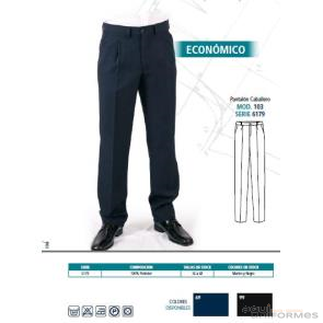 Pantalón caballero económico 1 pinza serie 6179 Ref:103DC6179