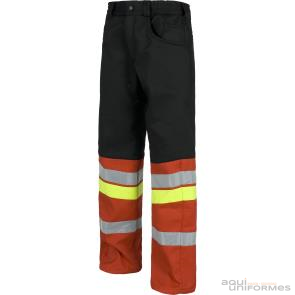 Pantalón bicolor, con dos cintas de alta visibilidad y cintura elástica Ref:C8104