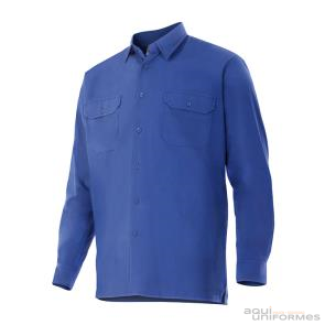 Camisa Manga Larga, 2 bolsillos Ref:520VEL