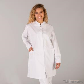 Chaqueta pijama señora blanca Edurne manga larga Ref:6599