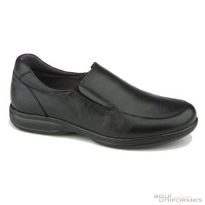 Zapato OLIVER negro en piel, Feliz Caminar Ref:OLIVER